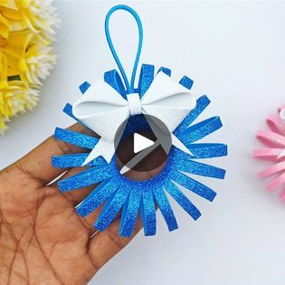 55K views · 454 reactions | So Easy Idea!! Glitter Foam Christmas Wreath Making🌲 Handmade Crafts For Xmas Holiday❄️ | How to make christmas wreath. DIY handmade Christmas ornaments for home decorations using glitter foam sheet paper - step by step tutorial❄ #Christmas... | By Creative Art & Craft Ideas | Facebook Glitter Foam Sheet Crafts, Make Christmas Wreath, Christmas Wreath Making, Foam Christmas Ornaments, Art Craft Ideas, Christmas Wreath Diy, Foam Sheet Crafts, Christmas Decorations Diy Crafts, Wreath Diy