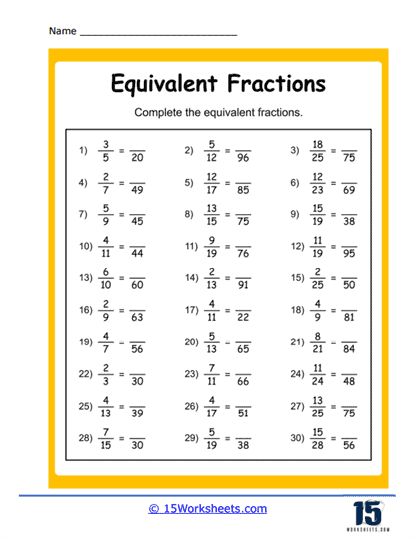 Equivalent Fractions Worksheet 4th Grade, Fractions Equivalent, Finding Equivalent Fractions, Understanding Fractions, Addition Of Fractions, Operations With Fractions, Simplifying Fractions, Subtracting Fractions, Equivalent Fractions