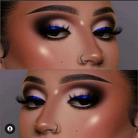 Makeup With Eyeshadow, Eye Makeup Aesthetic, Applying Eyeshadow, Maquillage Yeux Cut Crease, Face Beat Makeup, Carnival Makeup, Eye Makeup Styles, Dramatic Eye Makeup, Makeup For Black Skin