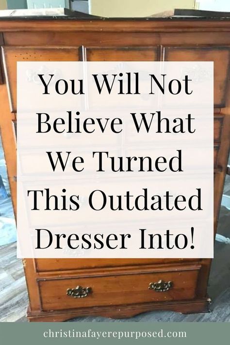 Refinished Dresser Diy, Orange Dresser, Cherry Furniture, Dresser Refinish, Repurposed Dresser, Farmhouse Pantry, Diy Dresser Makeover, Refinishing Furniture Diy, Porch Colors