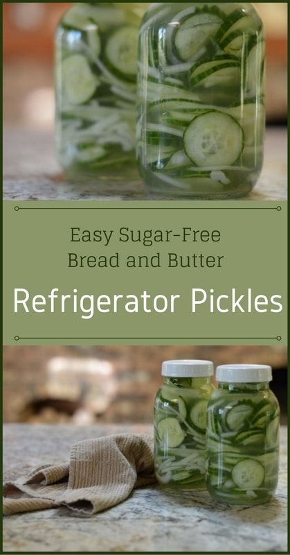 Sweet Refrigerator Pickles, Freezer Pickles, Sugar Free Bread, Bread N Butter Pickle Recipe, Recipe For Bread, Butter Pickles, Sugar Bread, Refrigerator Pickles, Pickle Butter