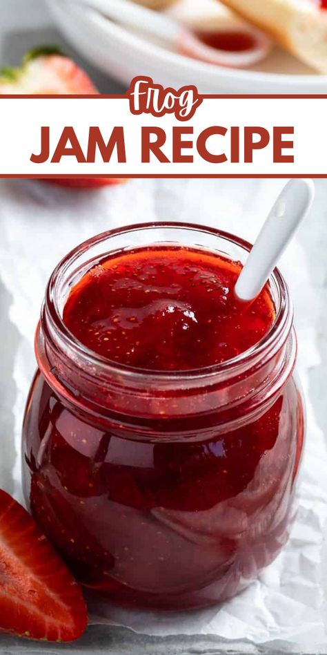 It's famous for its strange name and unique taste. In this blog, I will share with you a Frog Jam Recipe that is extremely delicious. Unusual Jams And Jelly Recipes, Unique Jams And Jelly Recipes, Frog Jam Recipe, Chow Chow Canning Recipe, Jam And Jelly Recipes, Homestead Canning, Canning Jams, Making Jelly, Fruit Jam Recipes