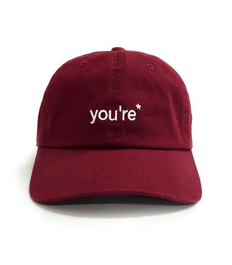 Maroon Hat, Brand Apparel, Silly Hats, Silly Shirt, Funny Hats, Red Cap, Vintage Cap, Red Hats, Dad Hat