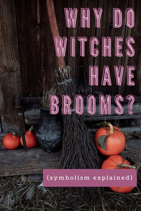 Witch Broom Meaning, Broom Witchcraft, Witch Flying On Broom, Witch Brooms, Wiccan Rituals, Witch Tools, Magickal Herbs, Moon Spells, Witch Wand