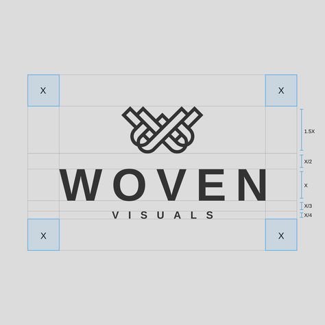 Logo Composition Design, Brand Logo Guidelines, Logo Construction Grid, Logo Variations Identity Design, Logo Grid System, Logo Variations Branding, Logo Design Grid, Logo Guide, Logo Mark Design