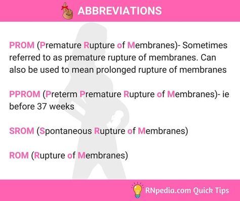 Premature Rupture Of Membranes, Obgyn Notes, Midwifery Notes, Lvn School, Nursing School Studying Cheat Sheets, Obstetrics Nursing, Obgyn Nurse, Doula Bag, Nursing School Scholarships