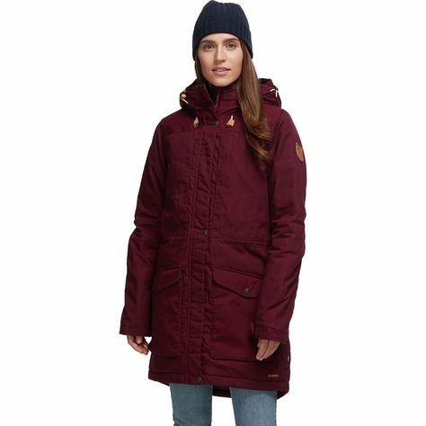 Fjallraven Singi Wool Padded Parka - Women's | Backcountry.com Parka Outfit, Wool Insulation, Winter Parka, Arctic Fox, Wool Flannel, Womens Parka, Outdoor Clothing, Winter Park, Outdoor Life