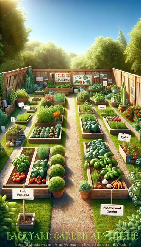 Modern Garden Landscaping Tips to Transform Your Backyard Vegetable Garden Landscape, Kitchen Garden Layout, Raised Bed Kitchen Garden, Sunlit Kitchen, Kitchen Garden Ideas, Home Vegetable Garden Design, Homegrown Vegetables, Small Garden Layout, Potted Herbs