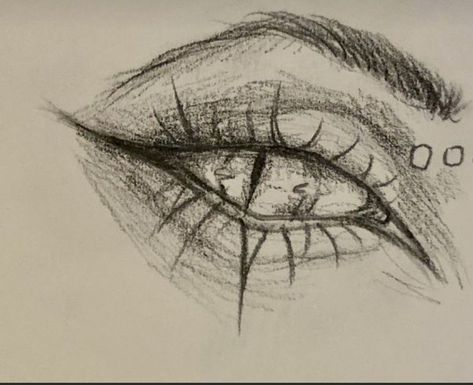 Cute Sketches Aesthetic, Eye Sketches, Bird Sculptures, Eye Drawing Tutorials, Výtvarné Reference, Indie Drawings, Eye Sketch, 얼굴 그리기, Drawings Ideas