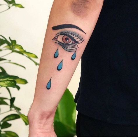 Teardrop Tattoo Design, Tears Tattoo Ideas, Tear Tattoo Design, Tears Tattoo, Tear Tattoo, Teardrop Tattoo, Family Tattoos For Men, Tattoo Design Ideas, Family Tattoos