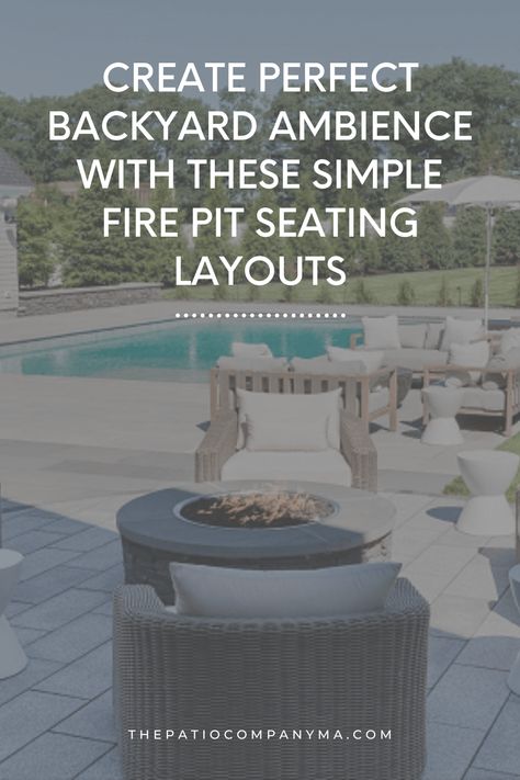 Imagine lounging in plush cushions around a crackling fire, sipping on your favorite drink, and enjoying the warmth on a cool evening. Whether hosting a stylish fall soirée or just enjoying some winter warmth with loved ones, the seating arrangement around your fire pit can have a big impact. That’s why we’ve gathered 7 firepit seating area ideas that will help you design a space you can enjoy for years to come. Fire Pit Seating Area Ideas, Firepit Seating Area, Simple Fire Pit, Seating Area Ideas, Firepit Seating, Modern Hamptons Style, Fire Pit Seating Area, Backyard Seating Area, Paver Designs