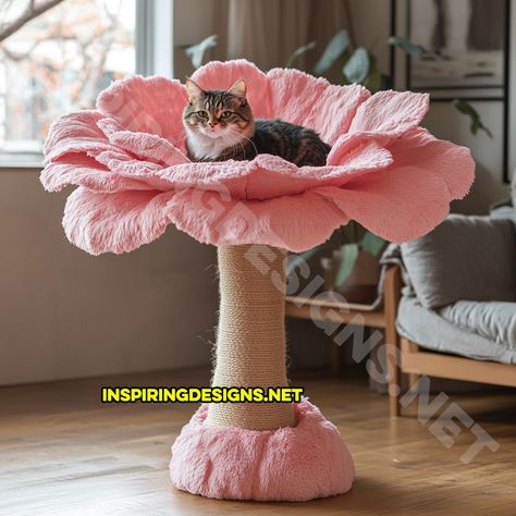 Flower shaped cat trees are the kind of quirky, whimsical home addition you didn’t know you needed. Forget those bland beige towers of carpet and sisal; these cat trees are a breath of fresh floral air. Imagine your cat lounging in a sunflower-shaped bed, or perched regally atop a tulip-inspired platform. It’s not just a … Cat Lounging, Cat Lounge, Cat Trees, Whimsical Home, Home Addition, Cat Tree, Flower Shape, Feline, Sunflower