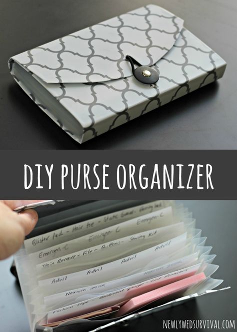 Make a stylish purse organizer for date night essentials with this DIY project! #BeHealthyForEveryPartofLife AD Turn a coupon organizer into a purse organizer. Purse Tower Organizer, Pocketbook Organization, Purse Organizer Ideas, Purse Hacks, Diy Purse Organizer, Diy Coupons, Purse Essentials, Purse Hook, Coupon Organizer