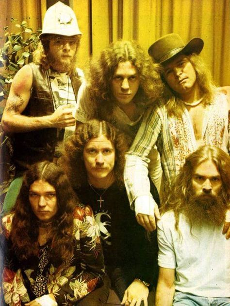 Lynyrd Skynyrd Poster, Steve Gaines, Rickey Medlocke, Gary Rossington, Allen Collins, Ronnie Van Zant, Lynyrd Skynyrd Band, Free As A Bird, Free Bird