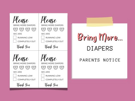 Toddler Daycare Rooms, Daycare Printables, Daycare Rooms, Toddler Daycare, Daycare Forms, Toddler Class, Notes To Parents, Daycare Providers, Home Daycare