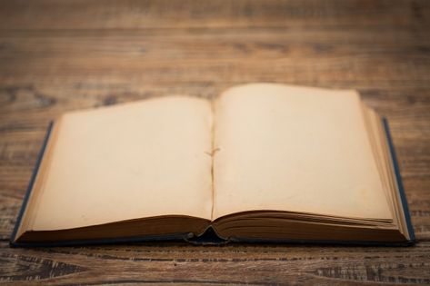 Book On Table Aesthetic, Open Book Photo, Open Book Aesthetic, Book With Blank Pages, Opened Book, Vision 2023, Empty Book, Pink Clocks, Book Reference