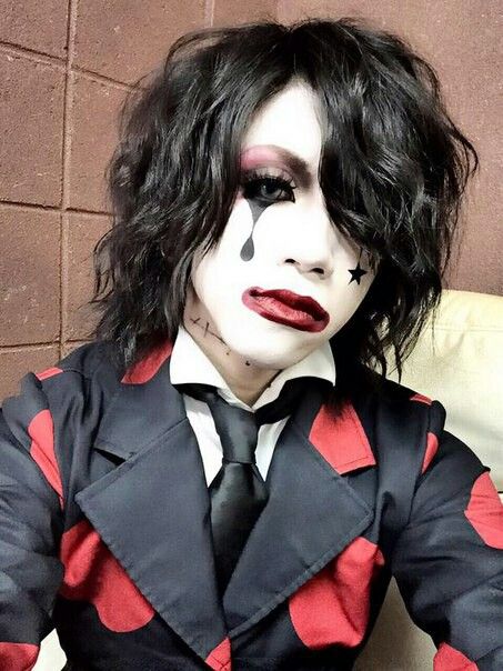 Visual Kei Makeup, Visual Kei Fashion, Kei Visual, Kei Fashion, Make Up Inspo, Emo Guys, Clown Makeup, Hair Reference, Visual Kei