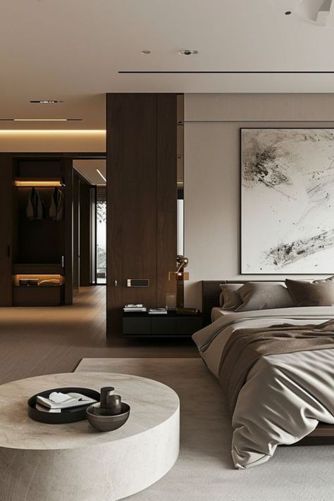 Minotti Bedroom, Modern Penthouse Luxury, Modern Luxury Bedroom Design, All Modern Furniture, Perfect Bed, Modern Luxury Bedroom, Luxury Bedroom Design, Small Apartment Design, Luxury Living Room Design