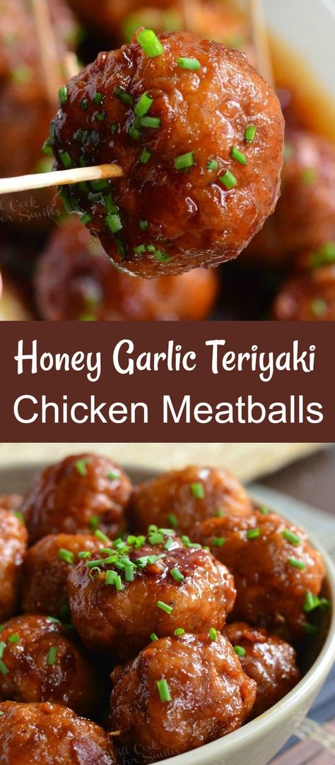 Garlic Teriyaki Chicken, Teriyaki Sauce Chicken, Meatballs Teriyaki, Pickle Platter, Teriyaki Chicken Meatballs, Meatballs Chicken, Meatball Dinner, Chicken Meatball Recipes, Meatball Recipes Easy