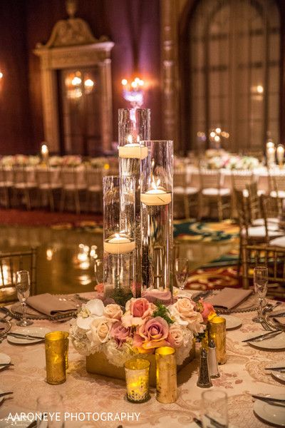 Floral & Decor http://www.maharaniweddings.com/gallery/photo/41784 Rose Gold Vase, Rose Gold Centerpiece, Vase Decorations, Floating Centerpieces, Pearl Centerpiece, Rose Gold Theme, Floating Candle Centerpieces, Gold Centerpieces, Event Centerpiece