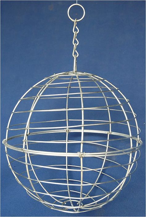 Amazon.com - Topiary Art Works 8" Wire Globe - Ball Lights, Hanging Wire, Wire Art, Hanging Baskets, Hanging Chair, Art Works, Nature Art, Christmas Lights, Snow Globes