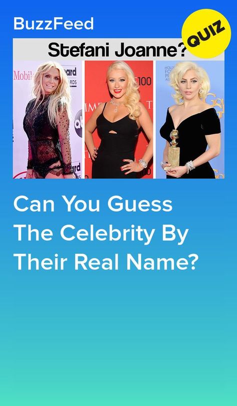 Can You Guess The Celebrity By Their Real Name #quiz #quizzes #buzzfeed #triviaquestionsandanswers #quizzesbuzzfeed #bestfriendquiz #bffquiz Am I Pretty Quiz, Guess The Celebrity, Bff Quizes, Playbuzz Quizzes, Quizzes Buzzfeed, Quiz Buzzfeed, Best Friend Quiz, Play Quiz, Celebrity Quiz