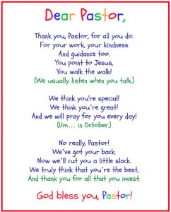 PastorAppreciationKidsPoster Pastor Appreciation Poems, Pastor Appreciation Quotes, Pastors Wife Appreciation, Pastor Quotes, Pastor Appreciation Month, Thank You Pastor, Pastor Appreciation Day, Pastor Anniversary, Pastor Appreciation Gifts