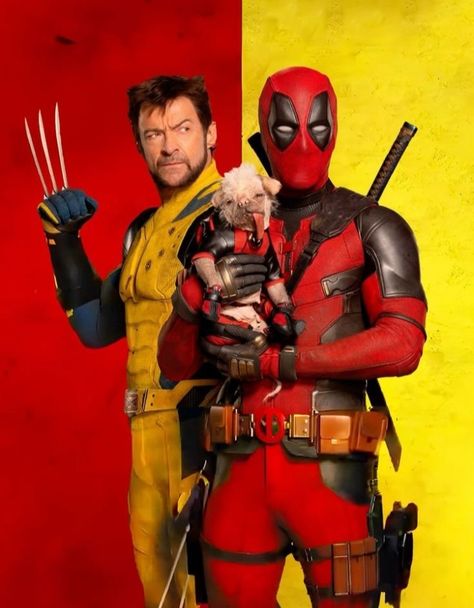 Deadpool And Wolverine Pfp, Deadpool Pictures, Wolverine Costume, Lady Deadpool, Deadpool And Wolverine, Dog Pool, Geeky Girls, Deadpool Wolverine, Man Movies