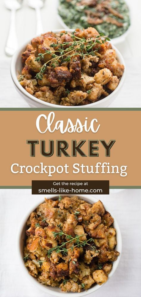 Slow Cooker Stuffing Recipes Easy, Crock Pot Sausage Stuffing Thanksgiving, Crock Pot Turkey Stuffing, Slowcooker Stuffing Thanksgiving, Best Crockpot Stuffing Thanksgiving, Crockpot Turkey Stuffing Recipes, Turkey Stuffing Recipes Crockpot, Crockpot Stuffing With Sausage, Crock Pot Stuffing Recipes