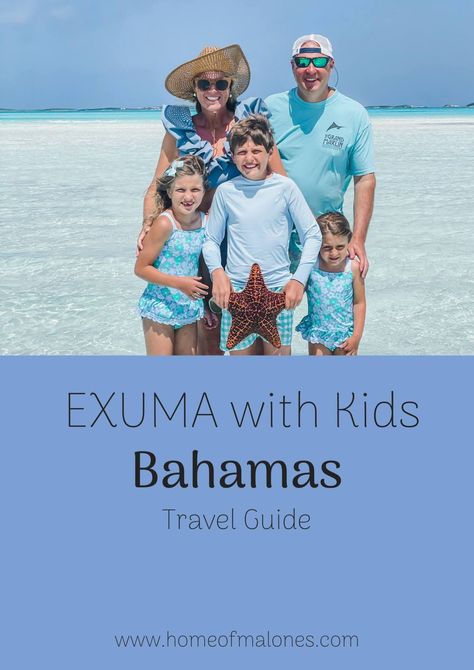 Our Family Trip to Exuma, Bahamas with Kids - Home of Malones Bahamas With Kids, Bahamas Family Vacation, Best Resorts For Kids, Bahamas Outfit, Exumas Bahamas, Bahamas Travel Guide, Stylish Travel Outfit, Bahamas Trip, Resorts For Kids