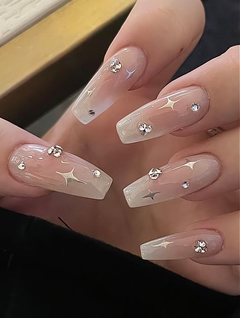 White Y2k Nails, Mail Inspo, Milky Nails, Asian Nails, Grunge Nails, Blush Nails, Soft Nails, Nagel Inspo, Nails Desing