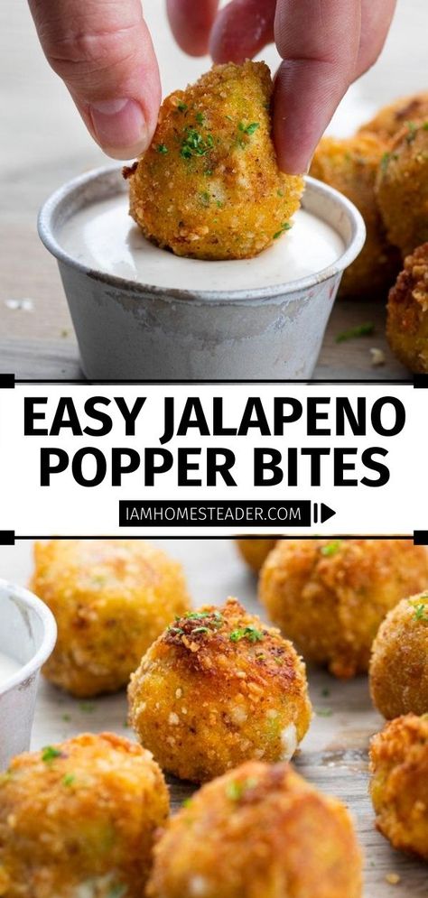 Jalapeno Popper Bites Air Fryer, Jalepeno Popper Lil Smokies, Hot Pepper Cheese Balls, Jalapeno Snacks Healthy, Jalapeno Popper Bites Appetizers, Easy Jalapeno Popper Bites, Jalapeno Bites Appetizers, Jalapeno Mac And Cheese Bites, Jalapeno And Cream Cheese Recipes