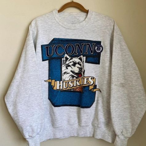 Vintage Ncaa Uconn Huskies Sweatshirt, University Of Connecticut Shirt,College Football Shirt, Graphic Shirt For Women Men, Lovely Fan Shirt Product Details: - 8 Oz; 50% Cotton/50% Polyester - Air Jet Yarn For A Softer Feel And No Pilling - 1x1 Athletic Rib Cuffs And Waistband With Spandex; Double-Needle Stitching - Decoration Type: Digital Print - Other Colors And Styles Are Available By Request -Care Instructions-- Wash Item Inside Out In Cold Water, Do Not Bleach, Do Not Dry Clean, Do Not Iro Uconn Huskies, University Of Connecticut, Fan Shirts, Modern Technology, Unisex Shirt, Graphic Shirts, Connecticut, Vintage Shirts, Lightweight Fabric