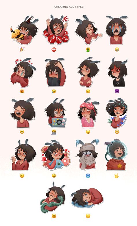 Stickers Telegram, Express Emotions, Telegram Stickers, Funny Girl, Not Enough, Character Design, Funny, Movie Posters, Art