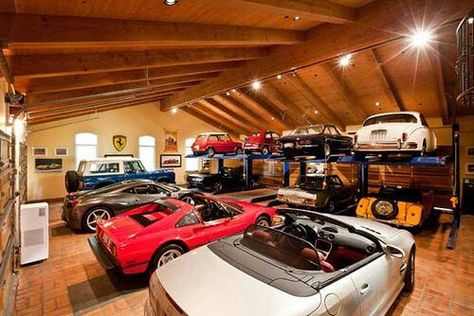 K Awesome Garages, Storage Barn, Monster Garage, Casa Garage, Man Garage, Luxury Car Garage, Cool Garages, Ultimate Garage, Car Barn