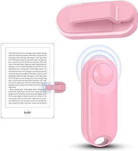 Page Turner for Kindle Remote Control Page Turner Clicker for Kindle Paperwhite Oasis Kobo E-Book eReaders Reading Novels Kindle Accessories with Wrist Strap Storage Bag (Pink) Kindle Accessories, Tiny Room, Kindle Oasis, Accessories Pink, Electronic Musical Instruments, Pink Books, 2024 Christmas, Book Nook, Kindle Paperwhite