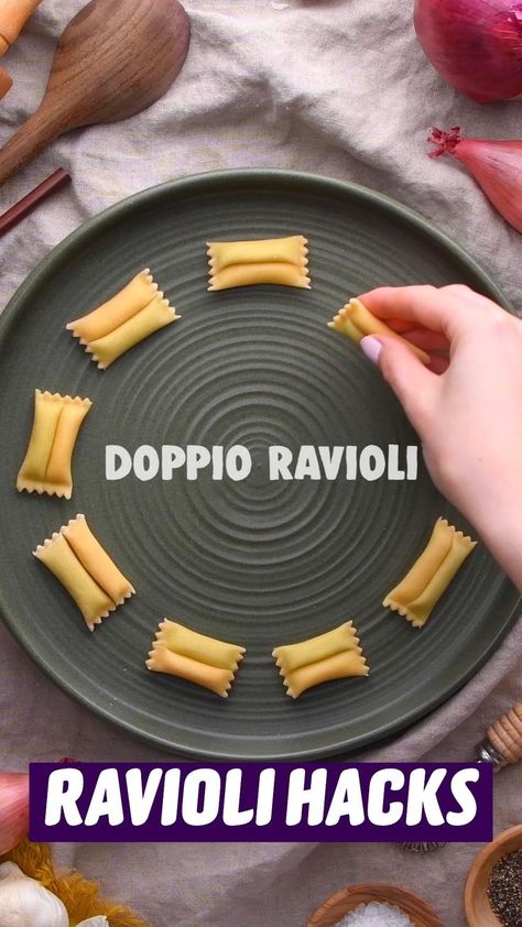 RAVIOLI HACKS in 2022 | Diy food recipes, Food recipies, Charcuterie recipes Making Ravioli, Homemade Tortellini, Hack Videos, Amazing Food Hacks, Charcuterie Recipes, Pasta Dough, Fun Recipes, Tasty Baking, Fun Baking Recipes