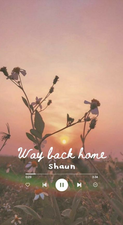 Way Back Home Shaun Lyrics Video, Way Back Home Song, Way Back Home Shaun, English Music, Home Song, Edit Wallpaper, Art Connection, Love Couple Wallpaper, Way Back Home