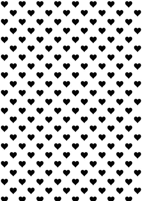 Free printable heart pattern paper | #blackandwhite Printable Paper Patterns, Valentine Paper, Free Printable Planner Stickers, Heart Printable, Printable Scrapbook Paper, Planner Printables Free, Black And White Pattern, Scrapbook Printables, Digital Scrapbook Paper