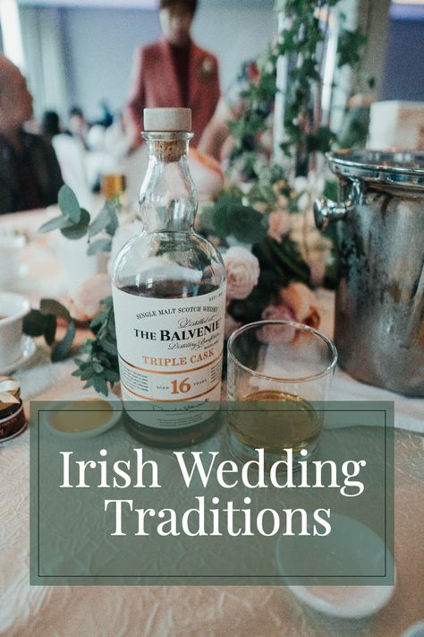 Irish Wedding Food Ideas, St Patrick’s Wedding, Irish Lace Veil, Irish Wedding Centerpieces, Celtic Wedding Ceremony, Celtic Wedding Decor, Irish Wedding Traditions Handfasting, Celtic Wedding Ideas, Irish Pub Wedding