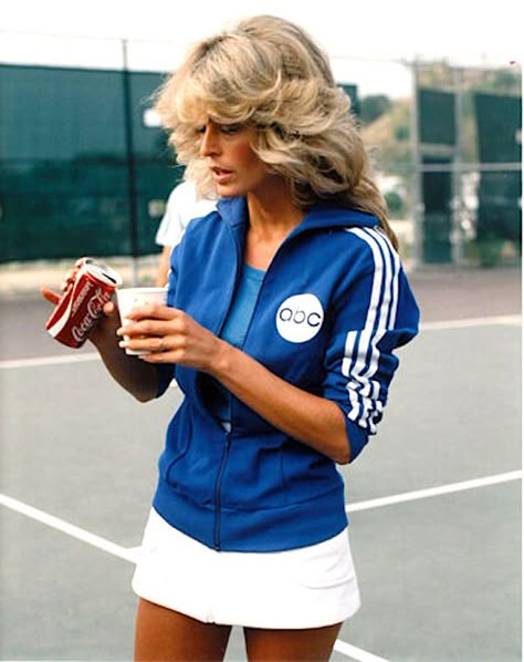 Battle Of The Network Stars, Farrah Fawcet, Look 80s, Elisabeth Shue, Tennis Outfits, Bianca Jagger, Cheryl Ladd, Charlotte Rampling, 70s Inspired Fashion