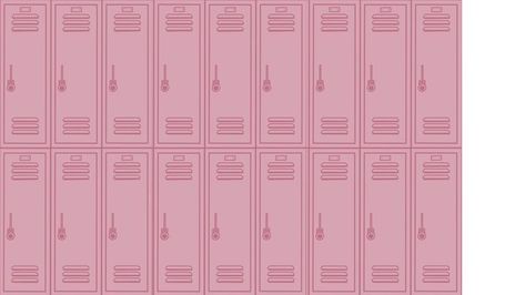 Pink Lockers, Journaling Prints, Pink Locker, Sticky Note Planner, Phone Photo Editing, High School Survival, Kpop Diy, Anime Paper, School Scrapbook