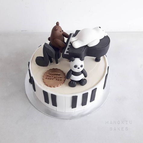 Ice Bear Cake, Fortnite Poster, We Bear Bears, Panda Birthday Cake, Apple Cider Vinegar Detox Drink, Bear Bears, Ice Bear, Cartoon Cake, Cake Business