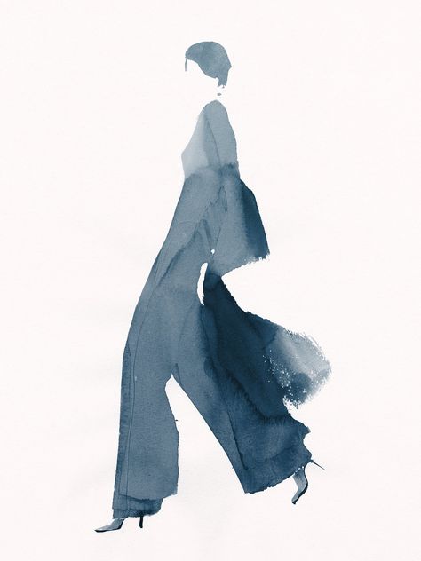 Portfolio – tagged "Fashion" – Aurore de la Morinerie Ink Fashion Illustration, Watercolor Fashion Sketch, Fashion Design Inspiration, Fashion Illustration Watercolor, Silhouette People, Fashion Illustrations Techniques, Watercolor Fashion, Figure Sketching, Illustration Fashion Design