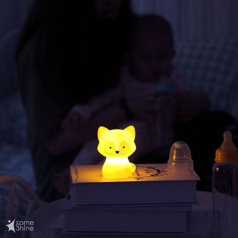 If your baby wakes up in the middle of the night and wants to breastfeed, you can use our night light. 🤗 Our light is bright enough to let you see things clearly, but not too bright to make the baby wake up completely.😎 “Creating SomeShine Around Your Life” #SomeShine #mysomeshinefriend #nightlight #kidslight #smalllight #LED #childlight #cutelight #cute #lovely #adorable #rechargeable #fox #jimmythefox Led Lights Bedroom Aesthetic, Nursery Night Light, Light Blue Aesthetic, Aesthetic Light, Middle Of The Night, Led Neon Lighting, Kids Lighting, Boho Interior, Bedroom Aesthetic