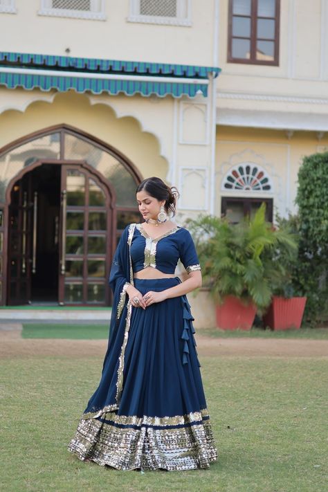 Instagram$Facebook Follow Us :- @jayamarfab Teal Stitch Lehenga with Blouse and Dupatta Indian Wedding Wear Lehenga Sabyasachi Lehenga For Women We Make Wedding Lehengas, Indian Lehenga, Bridal Lehenga, Designer Lehenga, South Indian Dresses, Lengha Choli, Chaniya Choli, Lancha, Semistitched Lehenga, Bridesmaid Lehengas, Sabyasachis Lehengas, Floral Skirts, Punjabi Lehengas, Ethnic Lehengas, Indo-western Outfits, Indian Outfits, Bollywood lehengas. Importance note: we will not make any changes in lehenga length 𝗙𝗮𝗯𝗿𝗶𝗰 𝗗𝗲𝘁𝗮𝗶𝗹𝘀: Lehenga:- (Full Stitched) Fabric & Work:- Faux Georgette With Sequins Embroidered work Length :- 42'' Waist :- 42'' Inner:-Cotton Flair :- 3.5 mtr Closure :- Chain Attached & With Dori Latkan Stitching Type:- Stitched with Canvas & Can-Can Blouse:- (Un-s Sabyasachi Lehenga Bridesmaid, Sequined Lehenga, Stitch Lehenga, Lehenga Bridesmaid, Bridesmaid Lehenga, Sabyasachi Lehenga, Georgette Lehenga, Navratri Chaniya Choli, Wedding Lehenga Designs