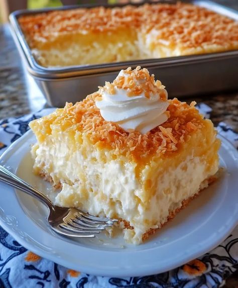 Pineapple Coconut Dream Cake Pioneer Woman Coconut Pudding, Mockingbird Cake Recipes, Pineapple Coconut Cake Boxes, Southern Coconut Pineapple Cake Recipe, Coconut Snowball Cake, Easy Desserts To Travel With, Pineapple Coconut Dream Dessert, Tropical Dump Cake, Light And Fluffy Dessert Recipes