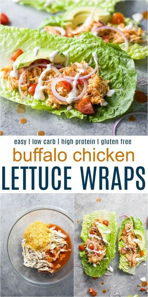 Boujee Recipes, Low Carb Buffalo Chicken, Healthy Low Carb Dinner, Light Eating, 5 Dinners, Buffalo Chicken Lettuce Wraps, Keto Quiche, Shredded Buffalo Chicken, Dinner Recipes Healthy Low Carb