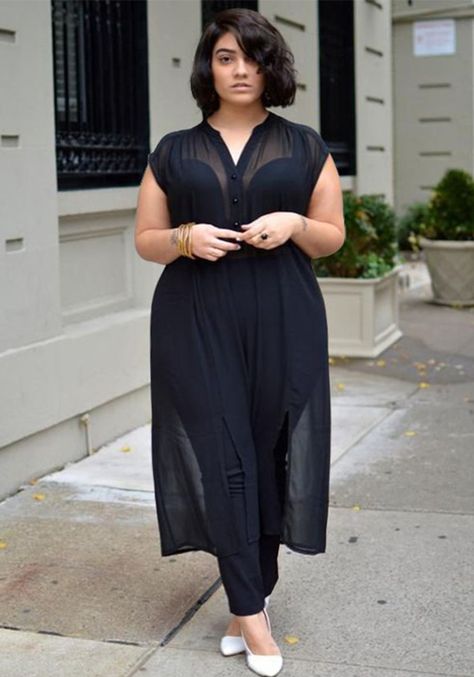 Black dress and tights outfit