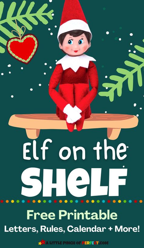 All You Need to Know for Elf on the Shelf + FREE Printables Elf Template For Photo Free Printable, Free Printable Elf On The Shelf, Free Elf On The Shelf Printables, Elf On The Shelf Printables Free, Elf On The Shelf Rules, Elf On Shelf Notes, Elf Printables Free, Elf On Shelf Printables, Elf On The Shelf Printables